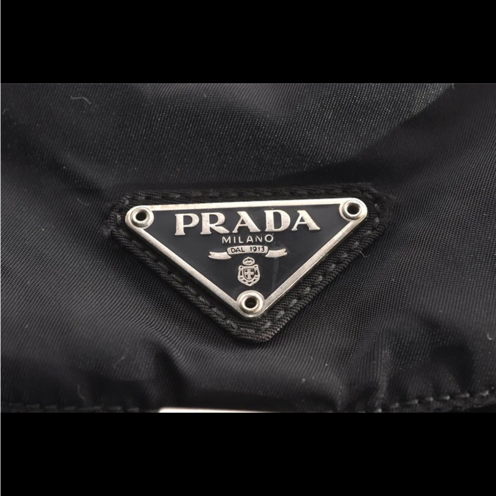 Authentic Prada Nylon Black Backpack - image 2
